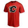 Fanatics - T-shirt avec logo principal des Flames de Calgary pour hommes (QF86 BRD 2C FA3)