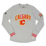 Fanatics - T-shirt à manches longues pour hommes des Flames de Calgary (M085 HGC VCF 1B6)