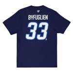 Fanatics - Men's Winnipeg Jets Dustin Byfuglien T-Shirt (QF86 NAV H3Z FND)