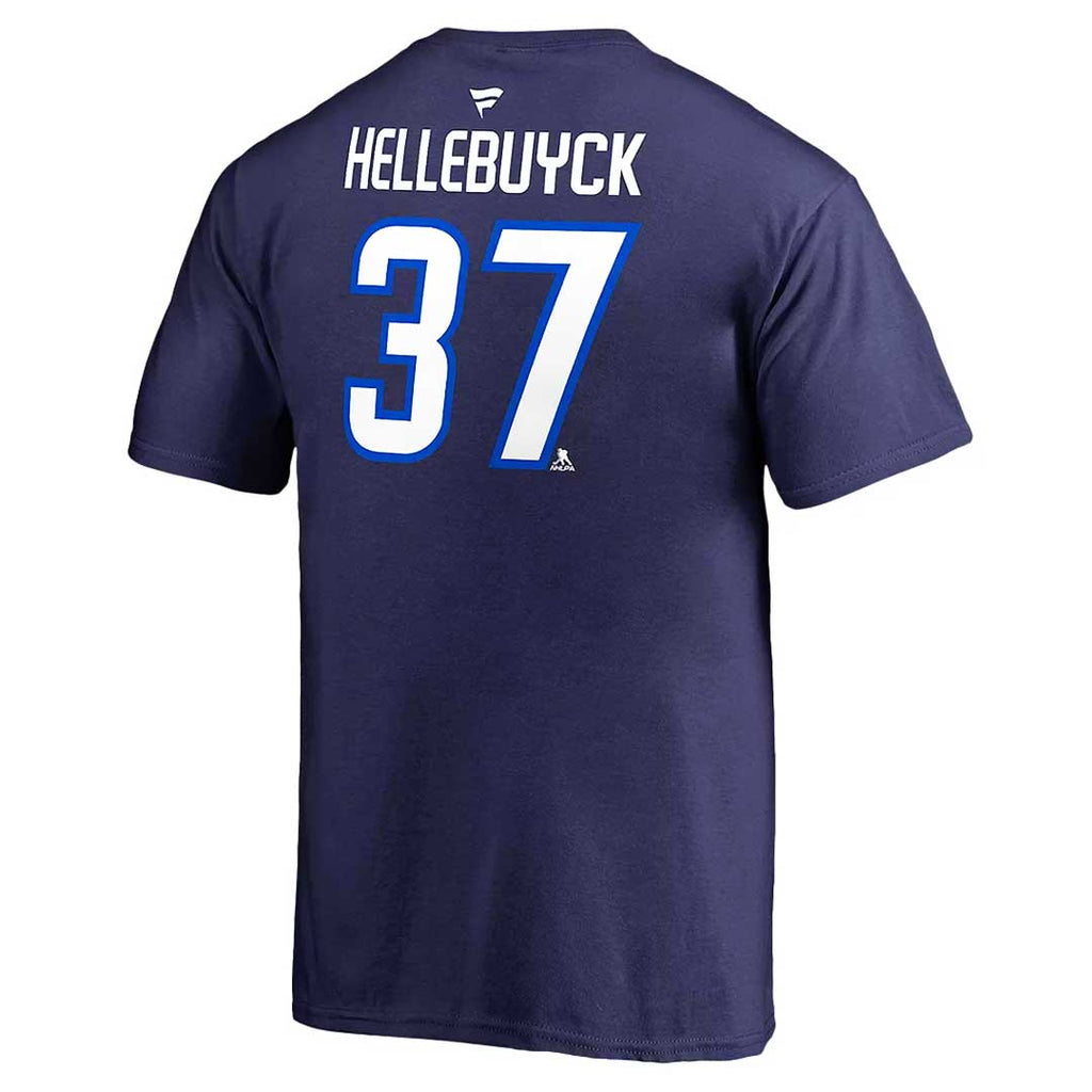 Fanatics - Men's Winnipeg Jets Hellebuyck T-Shirt (QF86 NAV H3Z FNE)