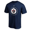Fanatics - T-shirt Laine des Jets de Winnipeg pour hommes (QF86 NAV H3Z FNA)