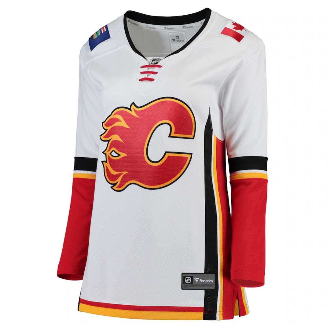 Fanatics Women s Calgary Flames Away Breakaway Jersey 879W CFLA