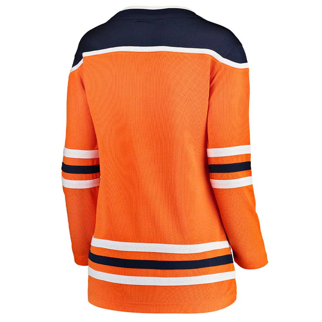 Fanatics - Maillot Edmonton Oilers Breakaway Home pour femme (879W EOIH 2GI BWH)