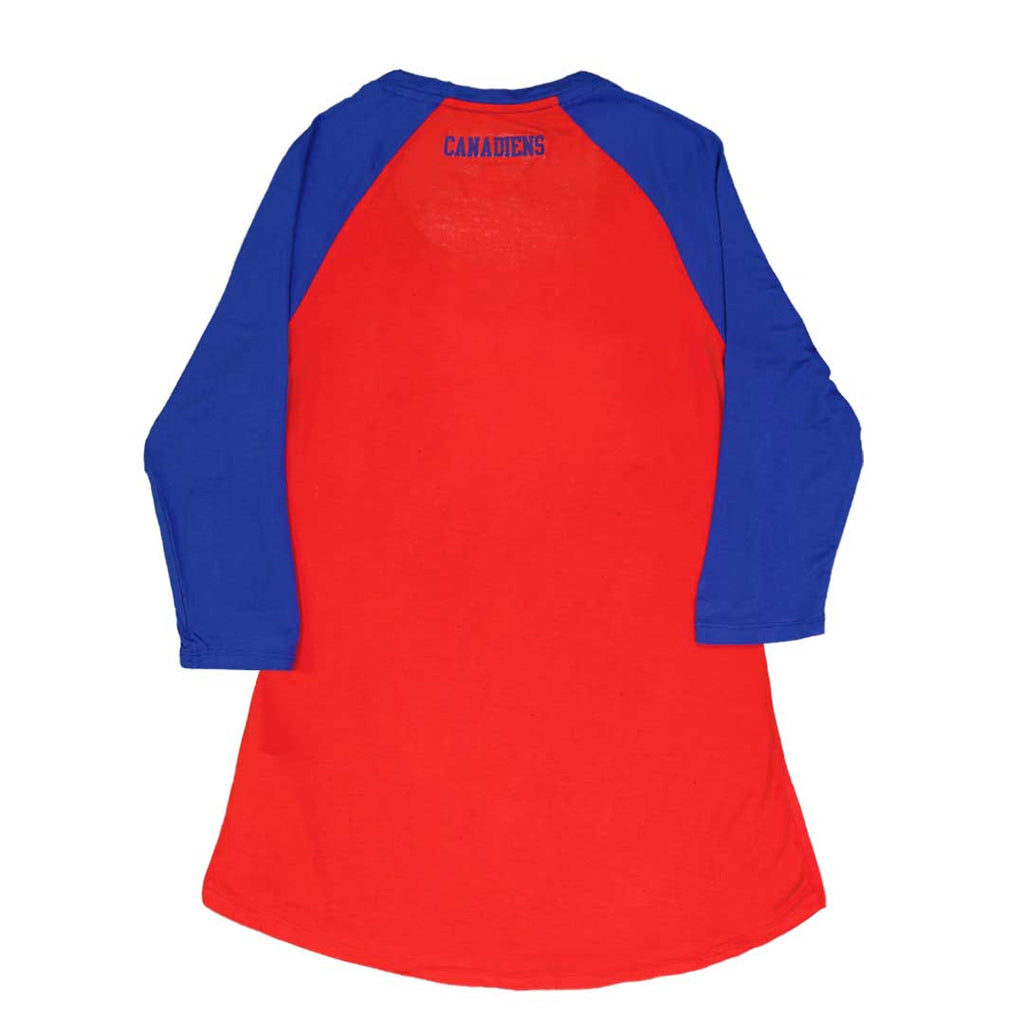 Fanatics - Women's Montreal Canadiens 3/4 Sleeve T-Shirt (3ABD 1611 2K 80R)