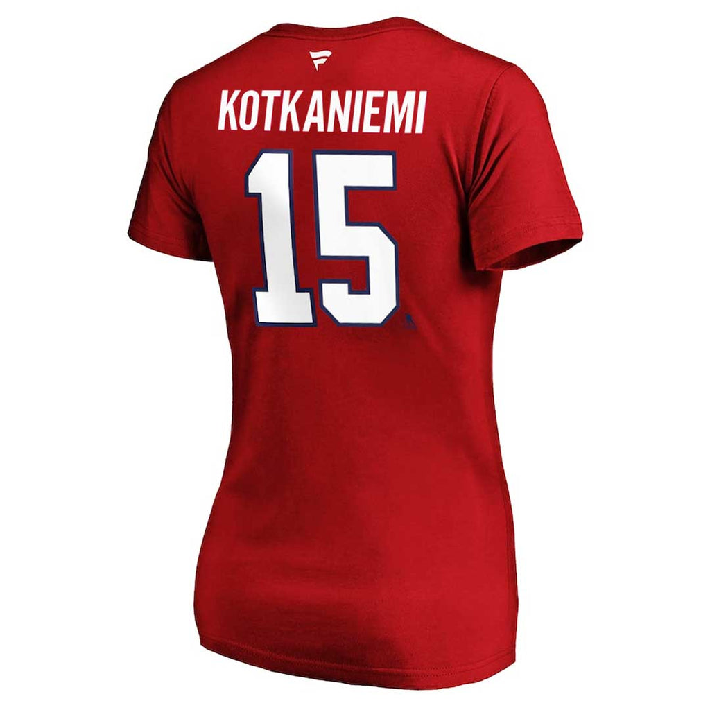 Fanatics - Women's Montreal Canadiens Kotkaniemi T-Shirt (QF44 RED H3G FPP)