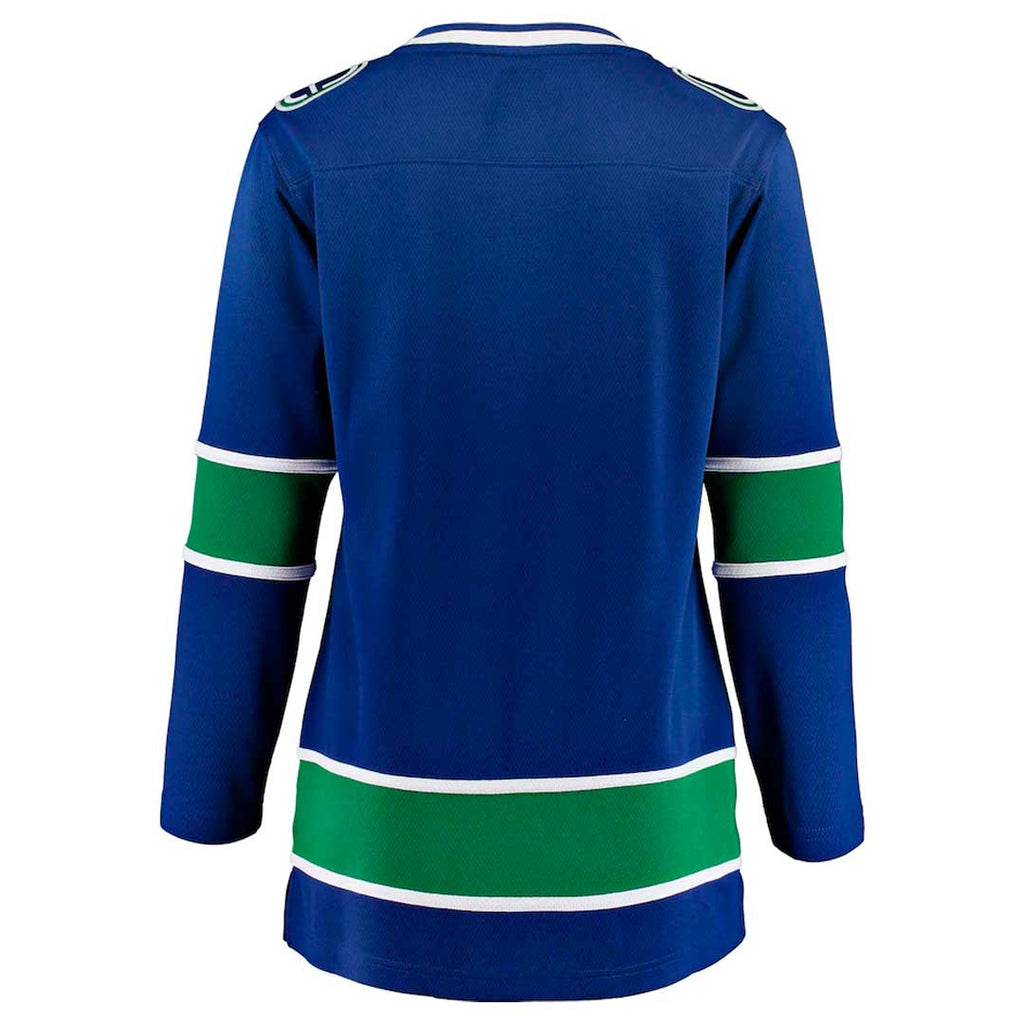 Fanatics - Chandail d'échappée à domicile des Canucks de Vancouver pour femme (879W VCAH 2GF BWH)