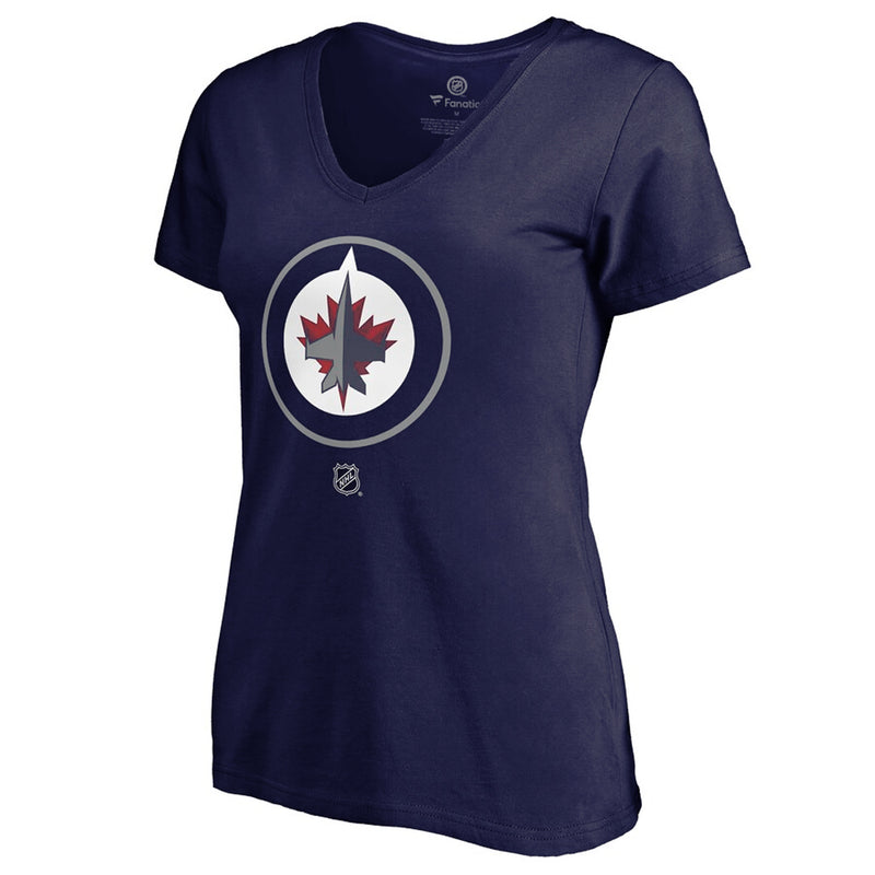 Fanatics - T-shirt Laine des Jets de Winnipeg pour femmes (QF44 NAV H3Z FPA)