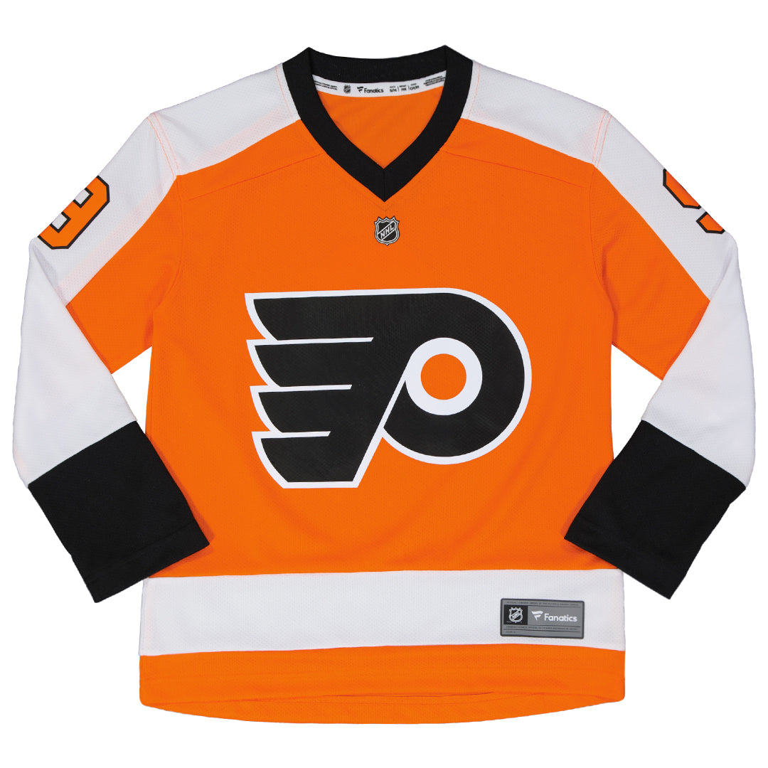Fanatics - Kids' (Youth) Philadelphia Flyers Ivan Provorov Home Jersey (265Y PFLH H3N 09P) Org/Blk / L/XL