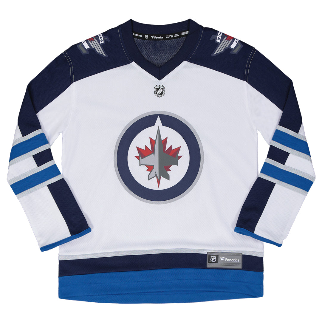 Winnipeg Jets Long Sleeve Team Logo T-Shirt Reebok NHL Men's