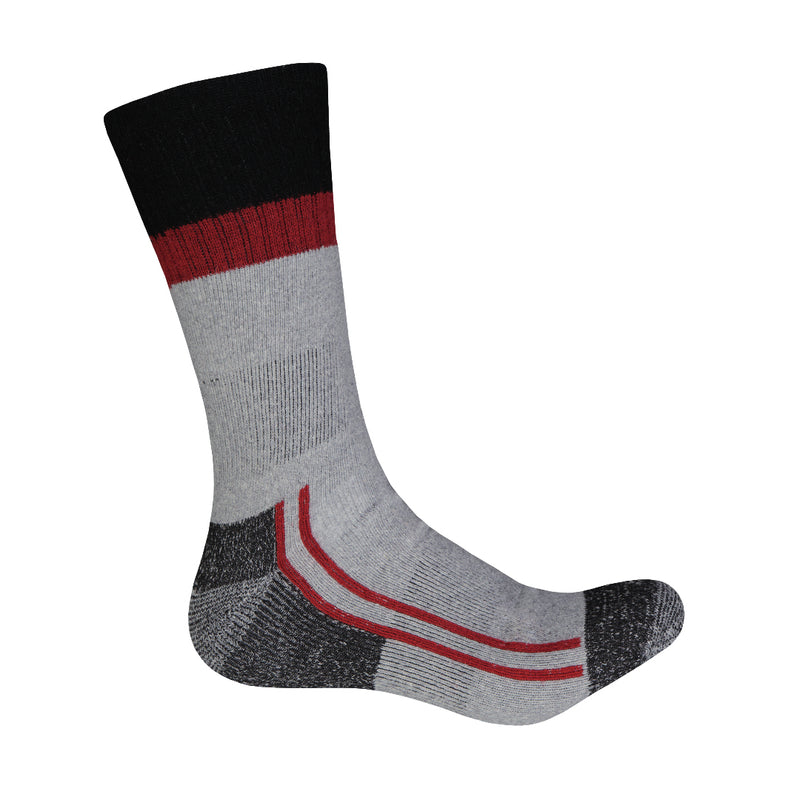 Fruit Of The Loom - Men's 3 Pack Crew Sock (FRM10579C3 GRY)