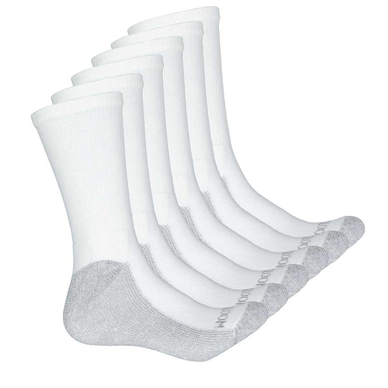 Fruit Of The Loom - Men's 6 Pack Crew Socks (M1990W6AGS-WEB-C)