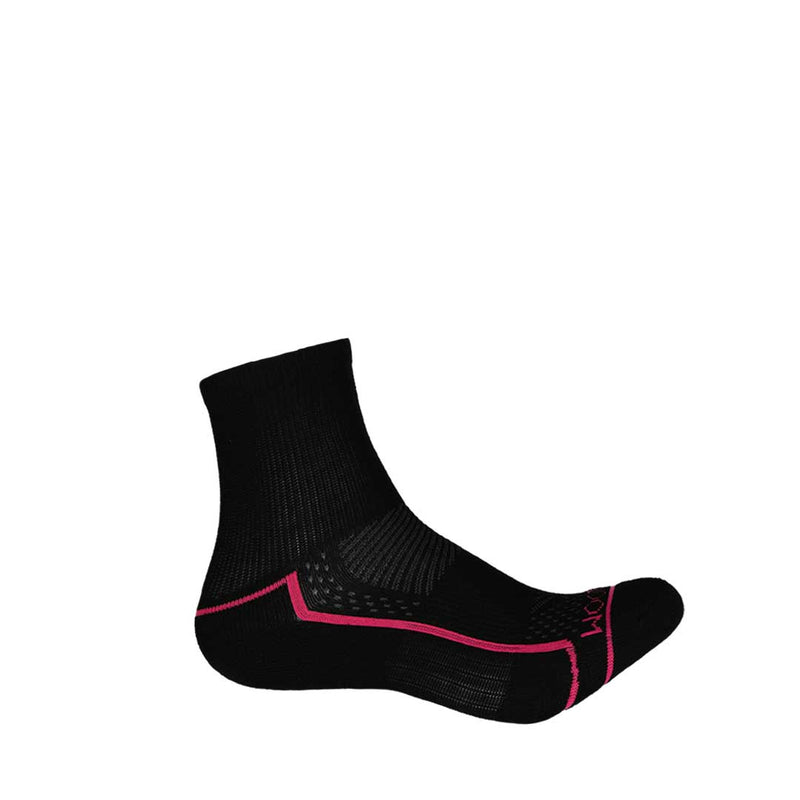 Fruit Of The Loom - Women's 5 Pack Crew Sock (FRW10571M5MQC02-BLK)