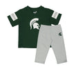 Kids' (Infant) Michigan State Spartans Short Sleeve Set (K426S8 59N)