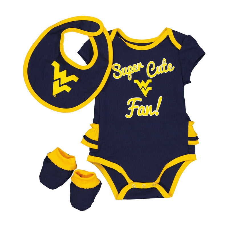 Kids' (Infant) West Virginia University Set (K423JQ 75N)