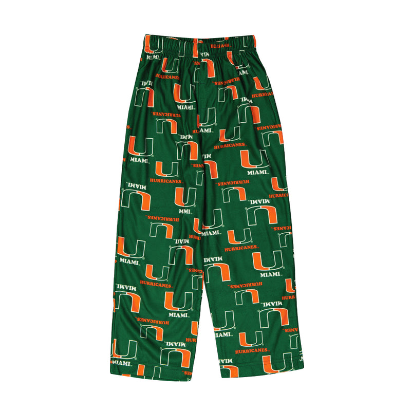 Kids' Miami Hurricanes Printed Pant (K46LF4 57N)