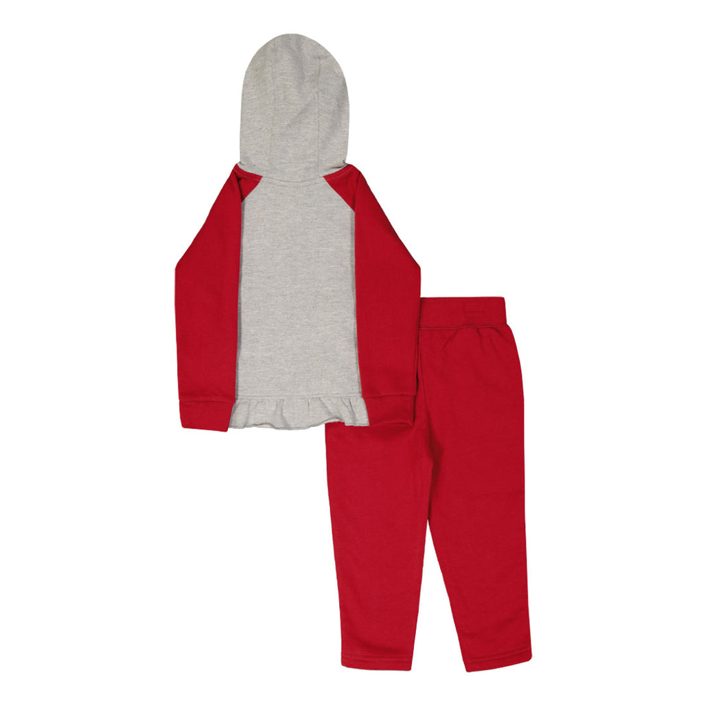 Ensemble à fermeture éclair intégrale Oklahoma Sooners Lil Champ pour filles (tout-petits) (K446KH 91N)