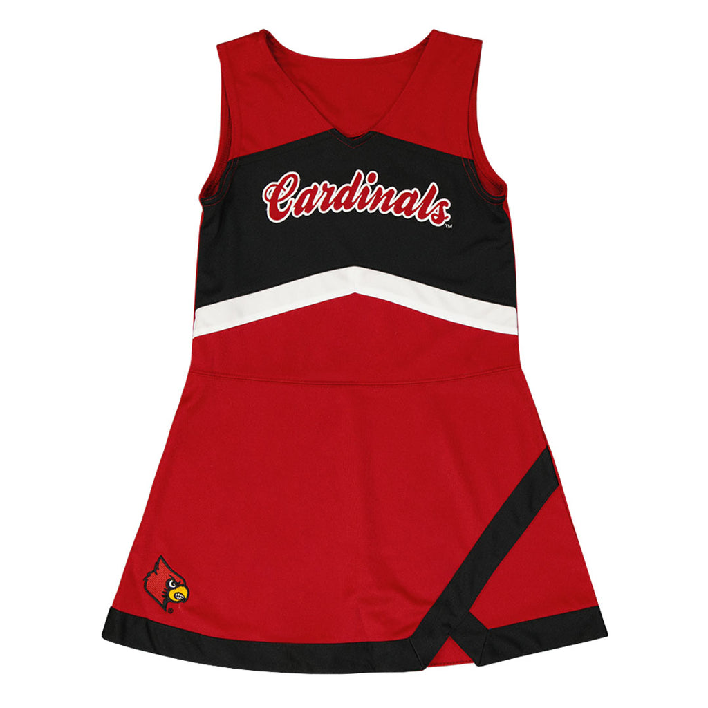Girls' Louisville Cardinals Cheer Captain Dress (K456SX 55)