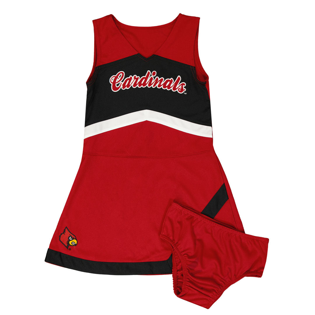 Girls' Louisville Cardinals Cheer Captain Dress (K456SX 55) – SVP