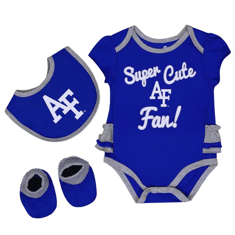 Girls' (Infant) Air Force Falcons Trifecta Set (K413JQ 1Z)