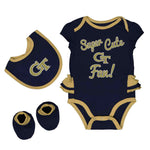 Girls' (Infant) Georgia Tech Yellow Jackets Trifecta Set (K413JQ 54)