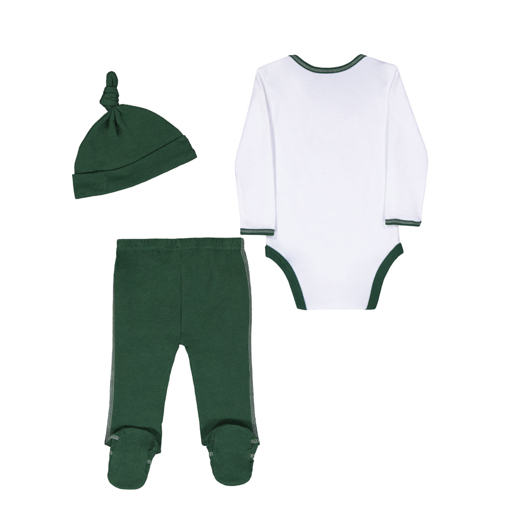 Kids' (Infant) Michigan State Spartans Creeper Set (K41TU5 59)