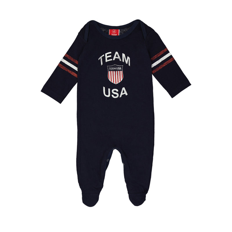 Kids' (Infant) USA Olympic Coverall (K618TH US)