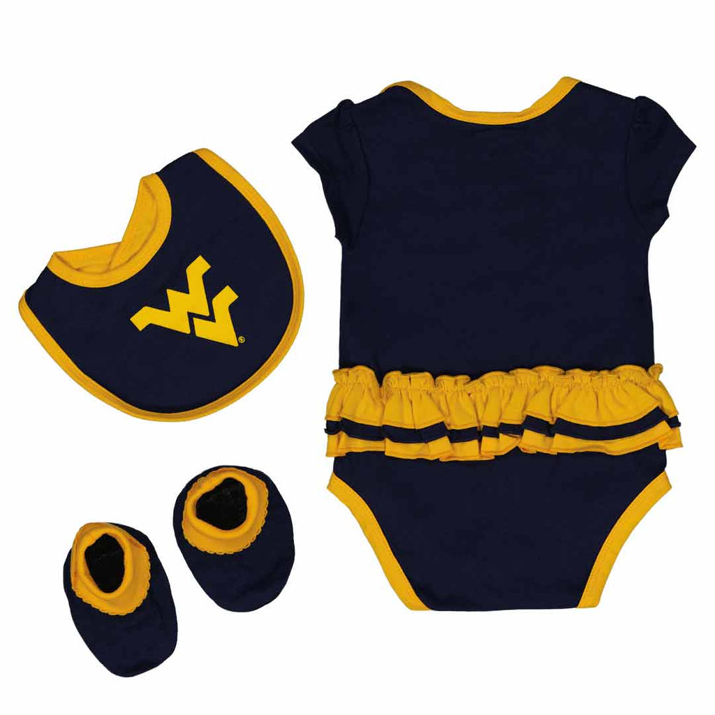 Ensemble Trifecta pour enfants (bébé) West Virginia Mountaineers (K413JQ 75)