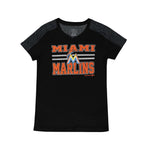MLB - T-shirt à col en V pour enfants (junior) Miami Marlins (KW37AYV 15)
