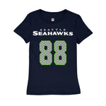 NFL - Girls' Seattle Seahawks Graham T-Shirt (K85NRPN X2)