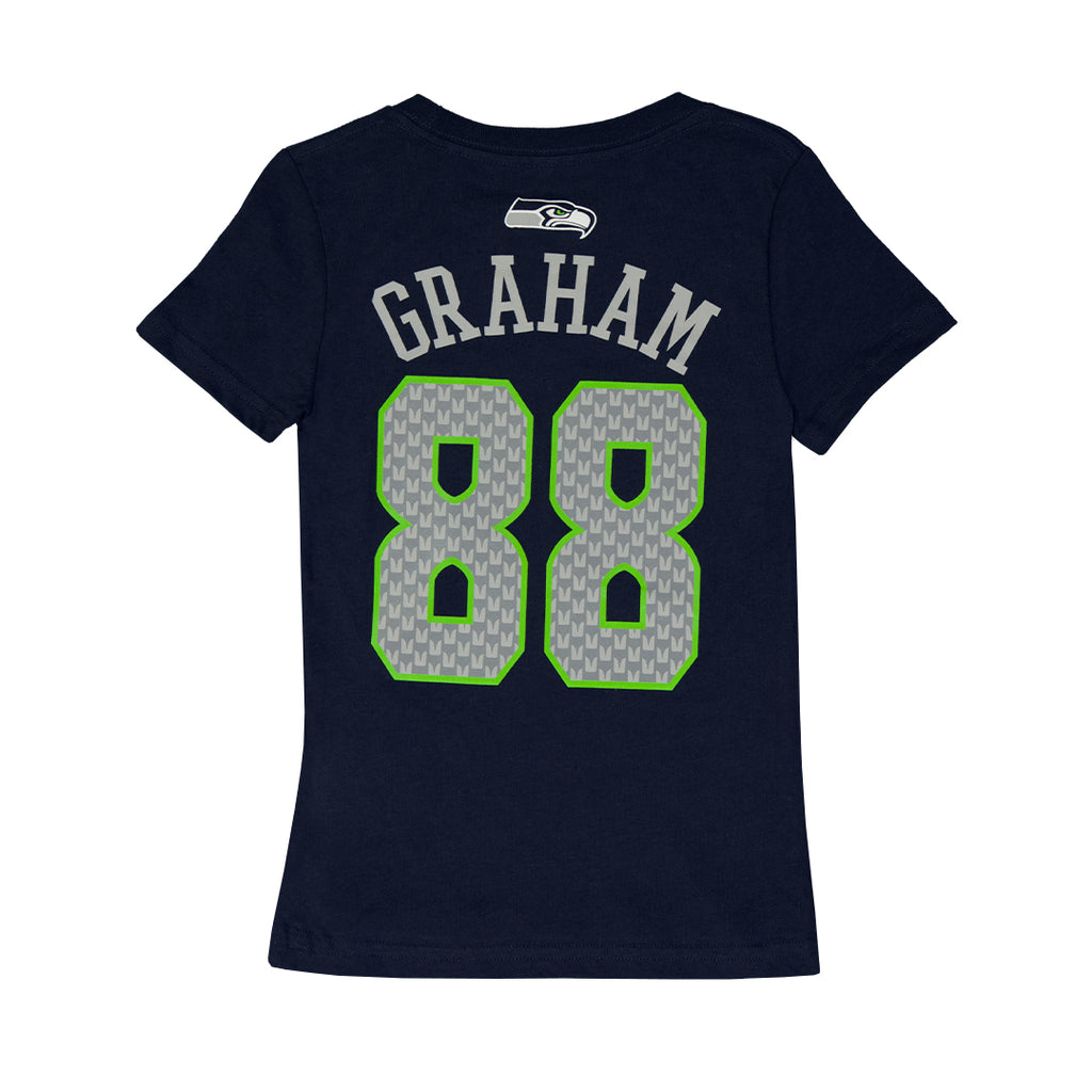 NFL - Girls' Seattle Seahawks Graham T-Shirt (K85NRPN X2)