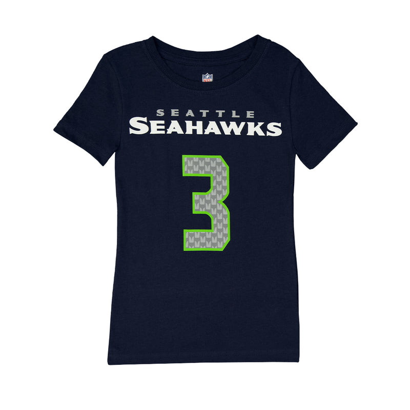NFL - Girls' Seahawks Wilson T-Shirt (K85NRPN WJ)