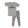 Kids' Georgia Bulldogs Short Sleeve Sleep Set (K467LC 73)