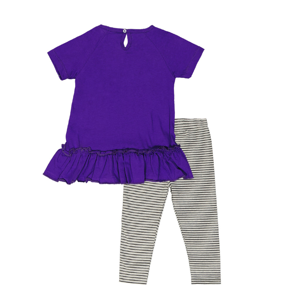 Ensemble de nuit avec pantalon habillé et pantalon pour filles (tout-petits) des Washington Huskies (K44840 81)