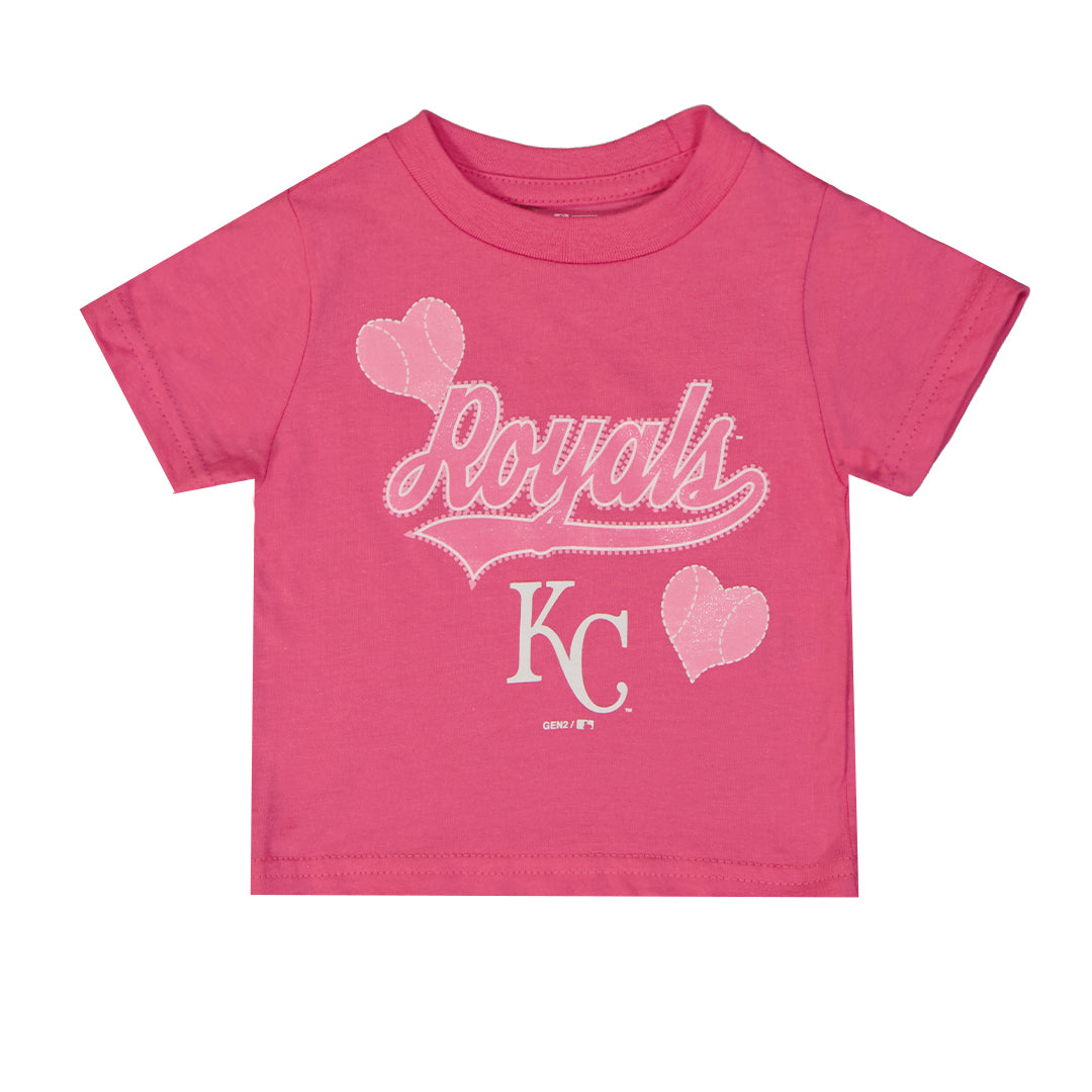 MLB Girls Infant Kansas City Royals T Shirt K31NPK 21 SVP