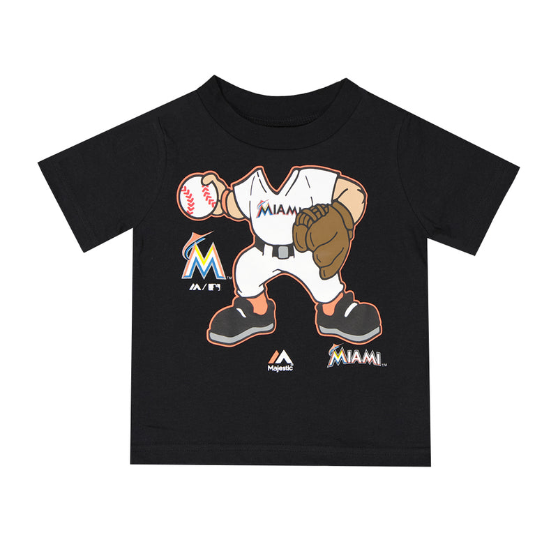 MLB - T-shirt lanceur pour enfants (bébés) Miami Marlins (M2SAOBF 15)