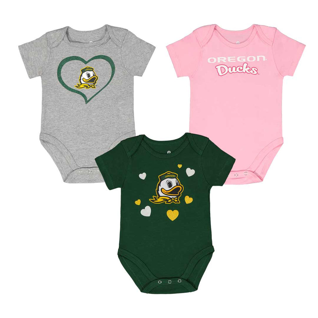 Girls Infant Oregon Ducks 3 Piece Champ Set KZ415Z5 20 SVP