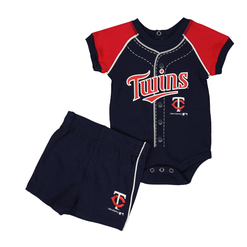 MLB - Kids' (Infant) Minnesota Twins 2 Piece Creeper Set (KT31FB8 05)