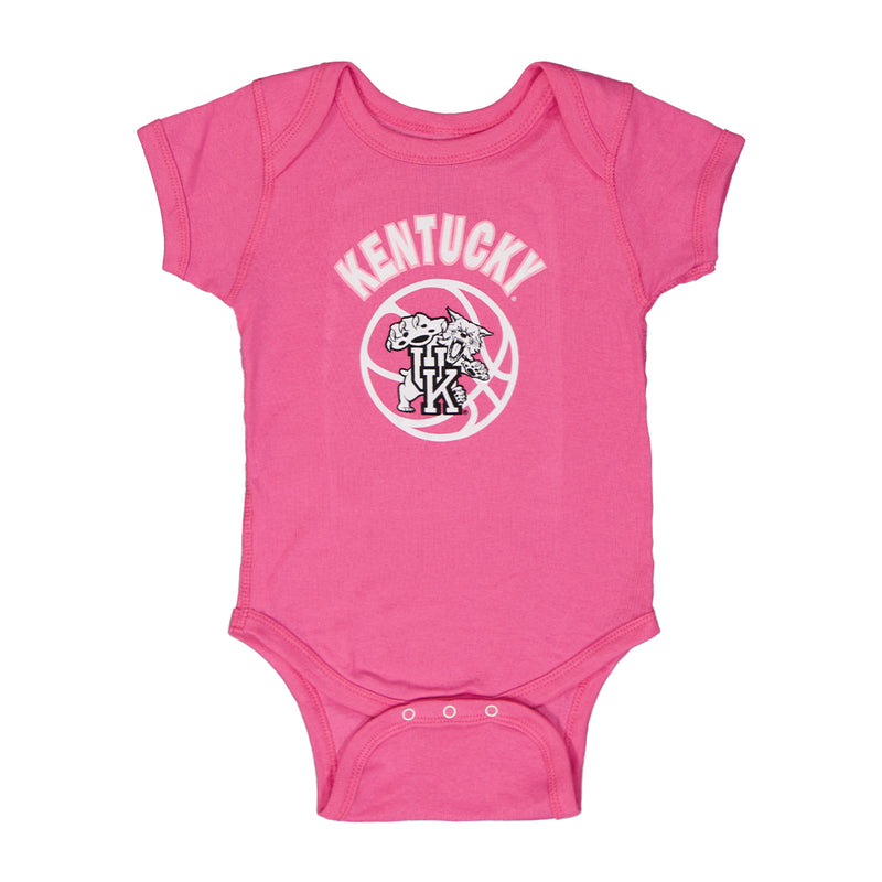 Girls' (Infant) Kentucky Wildcats Chest Bump Creeper (K2SBKSV 76)