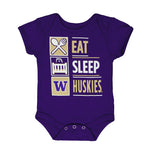 Kids' (Infant) Washington Huskies Creeper (K1ABFCS 81)