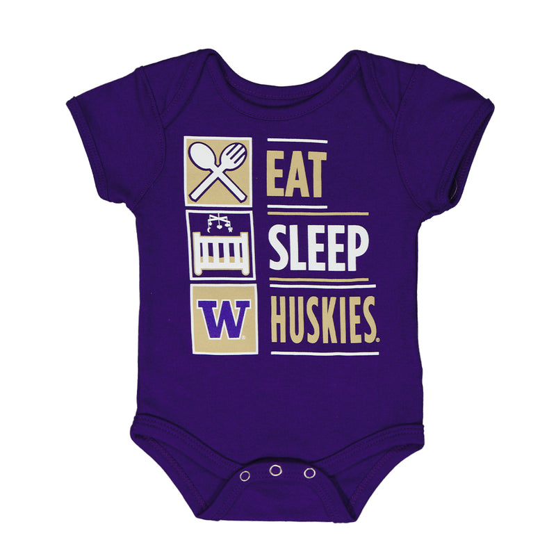 Kids' (Infant) Washington Huskies Creeper (K1ABFCS 81)