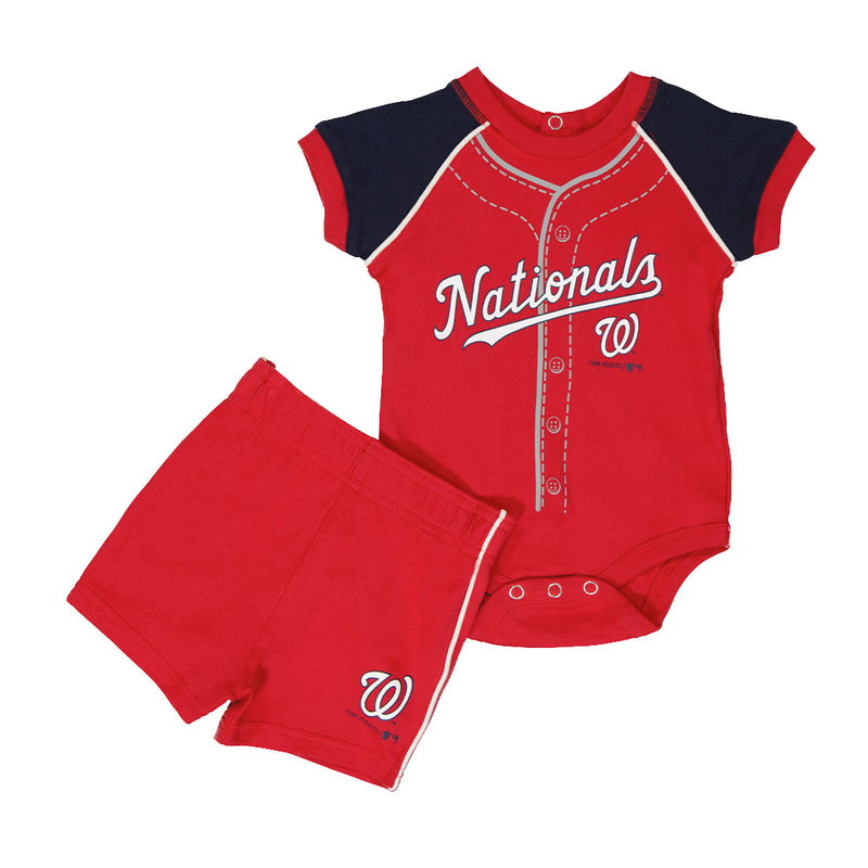 MLB - Kids' (Infant) Washington Nationals 2 Piece Creeper Set (KT31FB8 28)