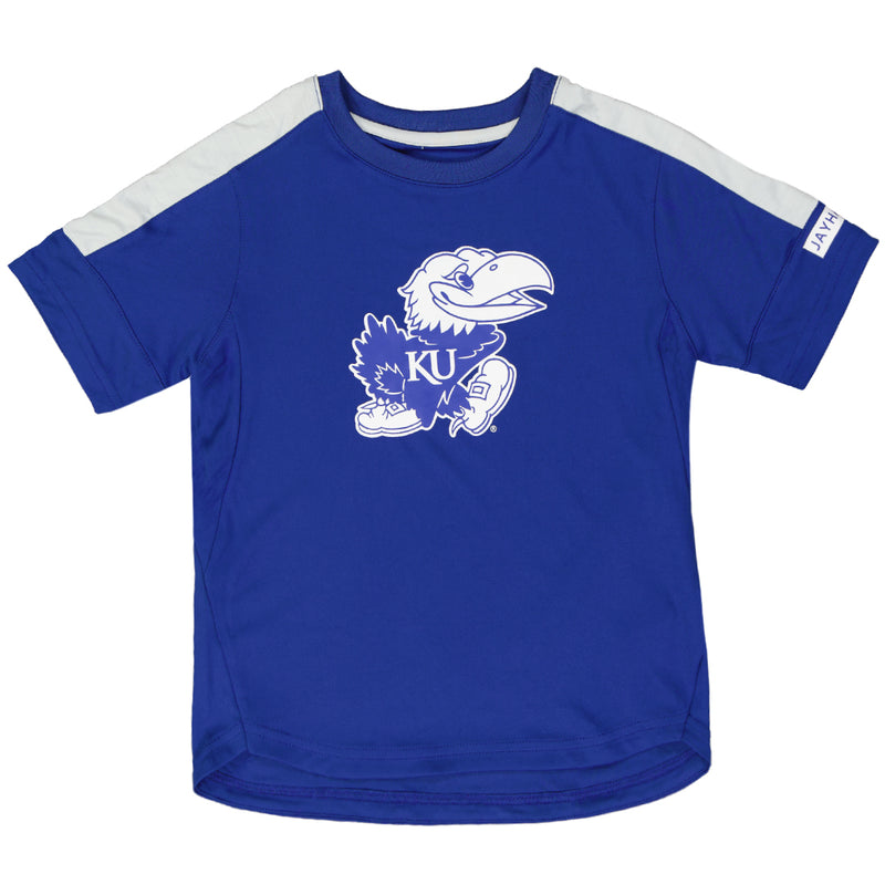 T-shirt Power des Kansas Jayhawks pour enfants (K46TRV 95N)