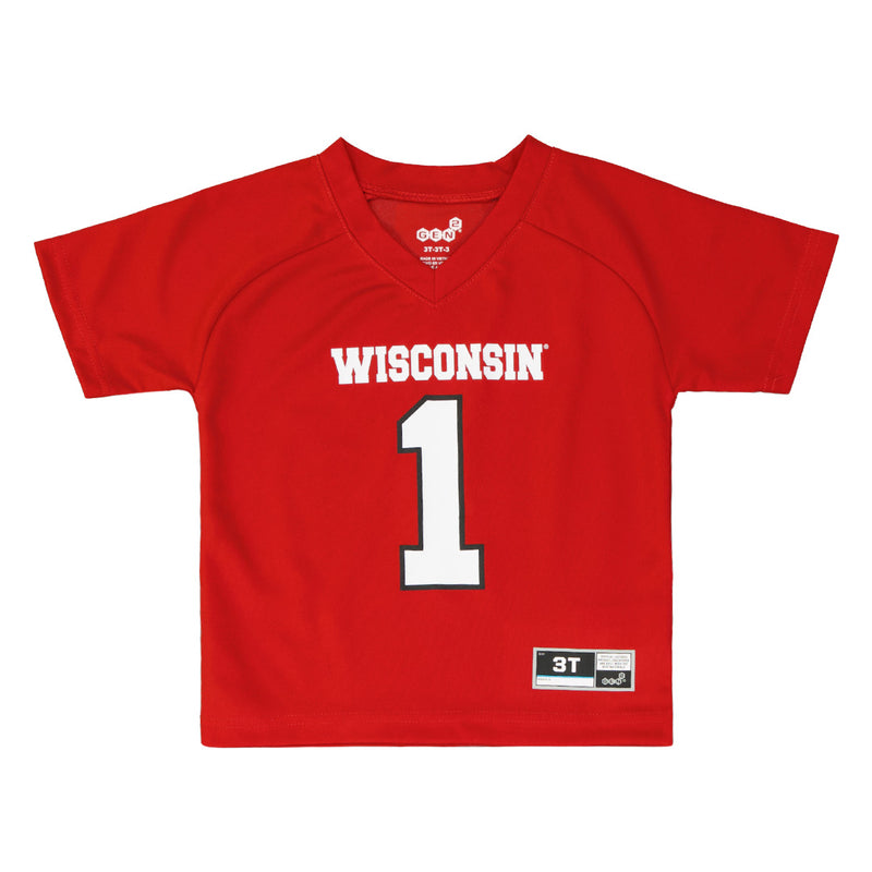 T-shirt en jersey Performance des Badgers du Wisconsin pour enfants (tout-petits) (K44NG1 W5)