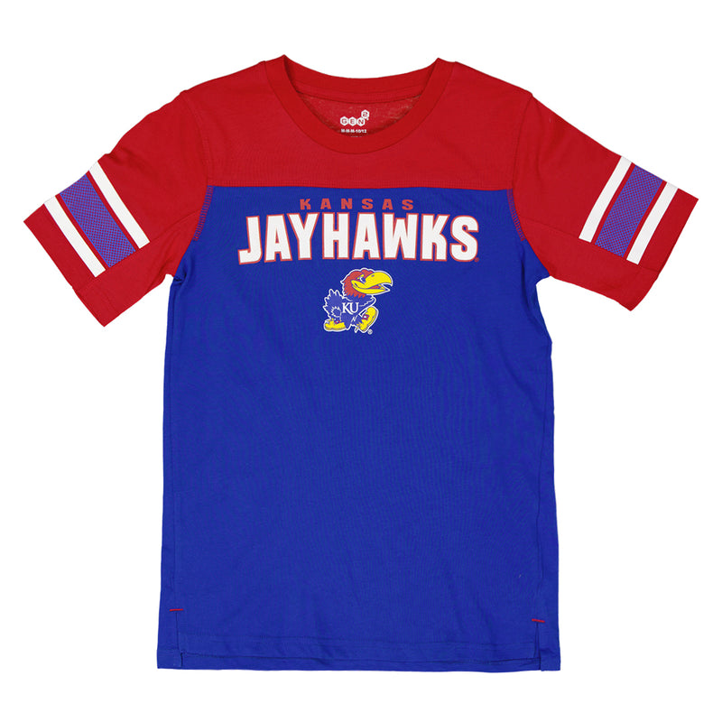 Kids' (Junior) University of Kansas Fashion T-Shirt (K481IK 95N)