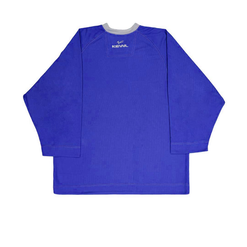 Kewl by Levelwear - T-shirt d'entraînement à manches longues pour hommes (PJ20K BLEU)