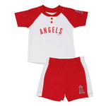 MLB - Kids' (Infant) Los Angeles Angels Henley/Short Set (K327B7 22)