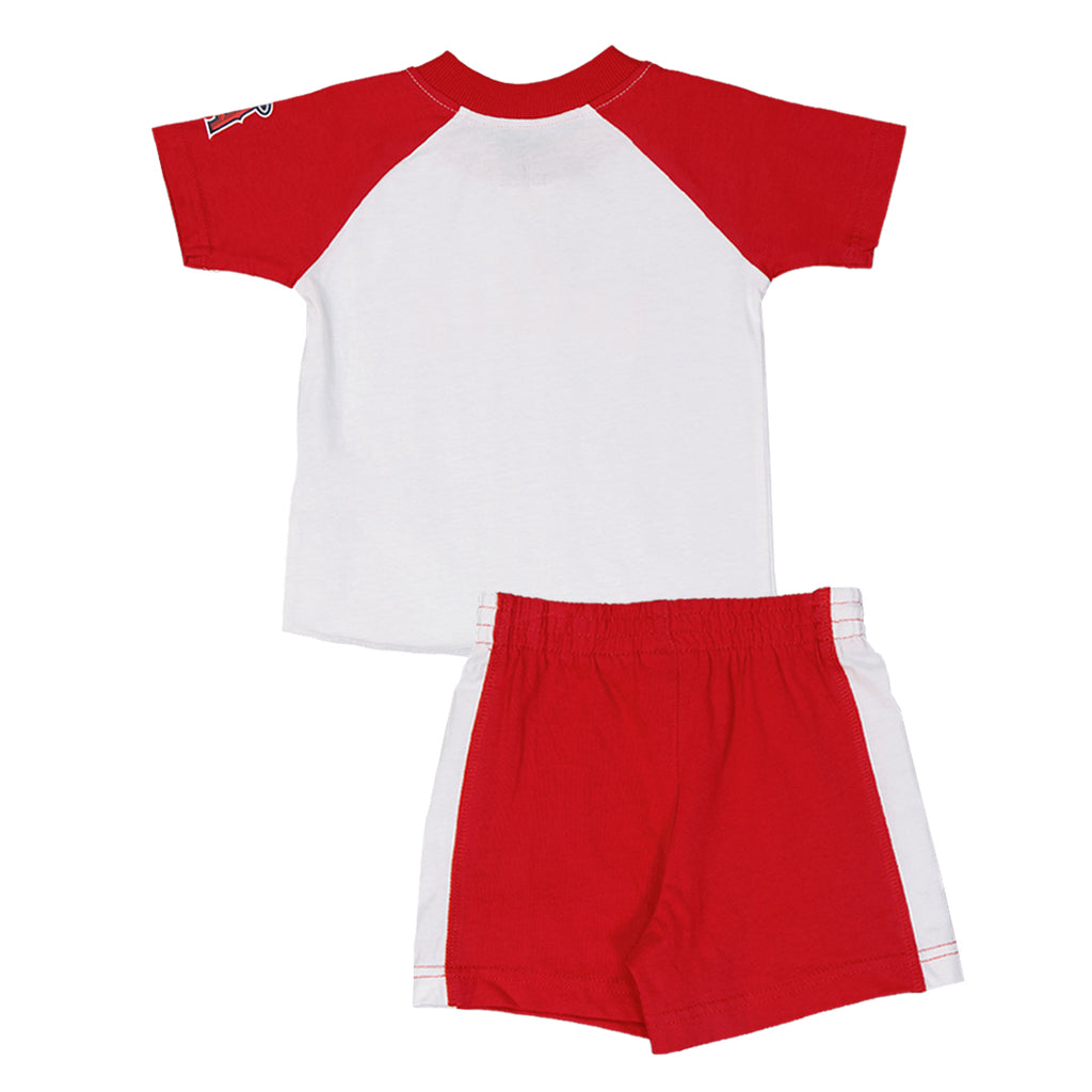 MLB - Kids' (Infant) Los Angeles Angels Henley/Short Set (K327B7 22)