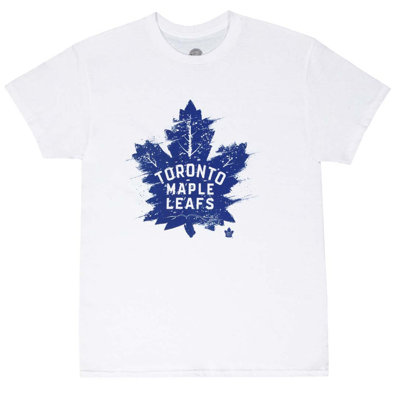 LNH - T-shirt éclaboussures des Maple Leafs de Toronto pour hommes (NHXX26OMSC1A1PB 10WHT)