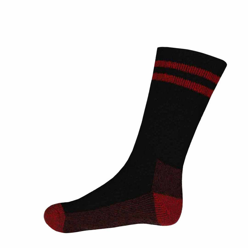 TOKË - Men's 2 Pack Merino Wool Thermal Sock (685599-BLKRED)