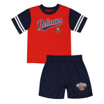 NBA - Ensemble haut/short Pélicans de la Nouvelle-Orléans pour enfants (tout-petits) (KT24BBF PL)